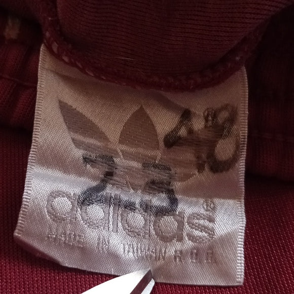 Vintage 1960s Adidas Essential Track Pants Unisex Maroon