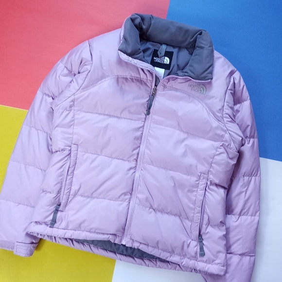 The North Face 700 Down Purple Puffer Jacket