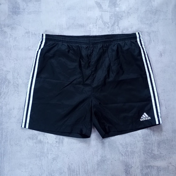 Vintage 90s ADIDAS Black/White Essential Shorts