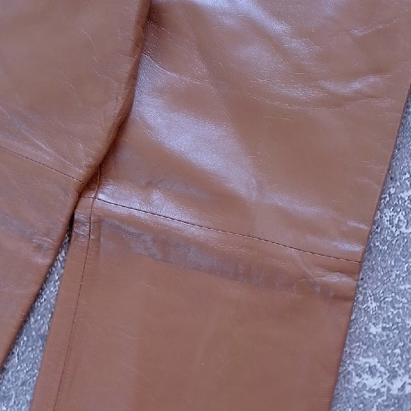 Danier Brown Leather Pants