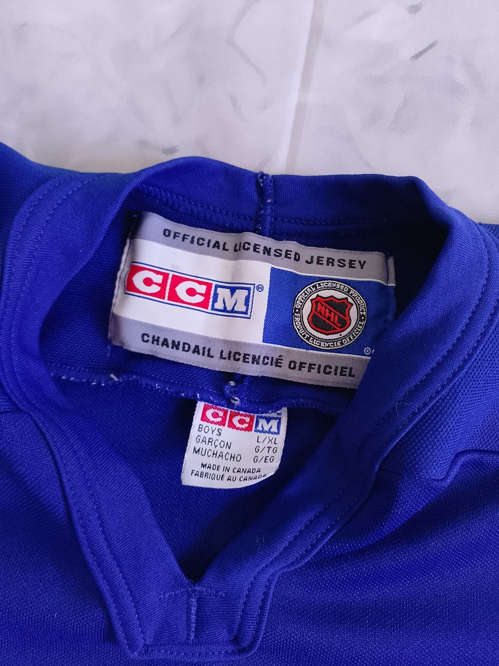 Vintage 90s CCM Toronto Maple Leafs Hockey Jersey KIDS