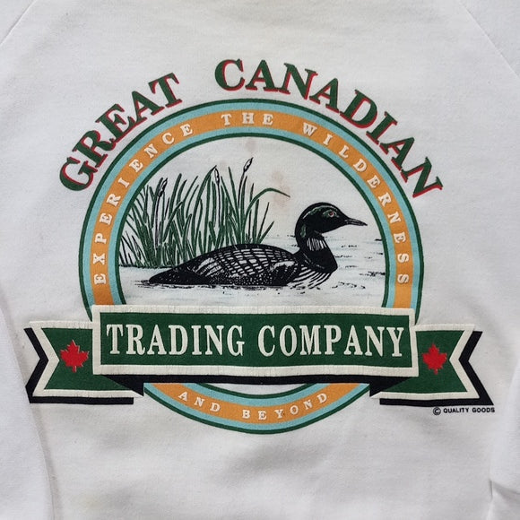 Vintage 90s Great Canadian Trading Company Loon Crewneck Sweater