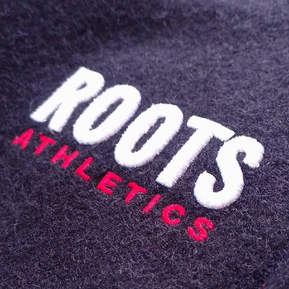 VINTAGE 1999 Roots Athletics Canada Kids Varsity Jacket UNISEX
