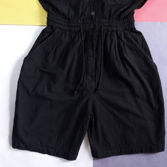 Vintage 90s 2DYE4 One Piece Shirt/Short Combo Jumpsuit/Romper