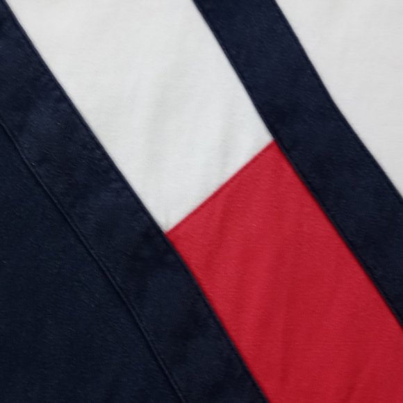 Tommy Hilfiger Big LOGO Multi-Color Block Polo T-Shirt