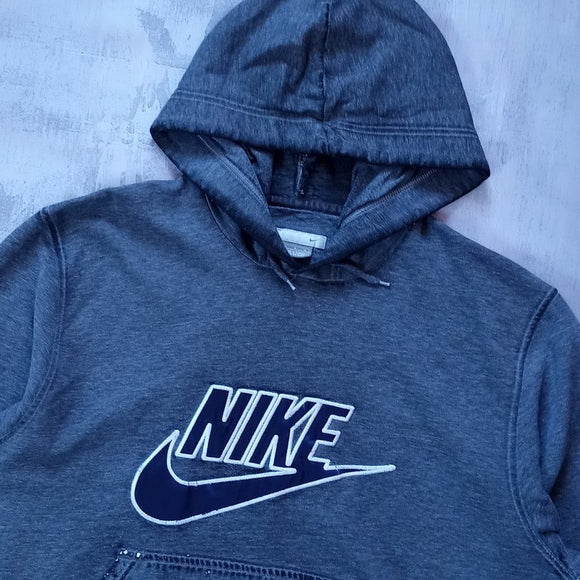Vintage Y2K Nike Logo Distressed Essential Pullover Hoodie