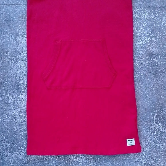 Roots Vibrant Red Hooded Vest Dress