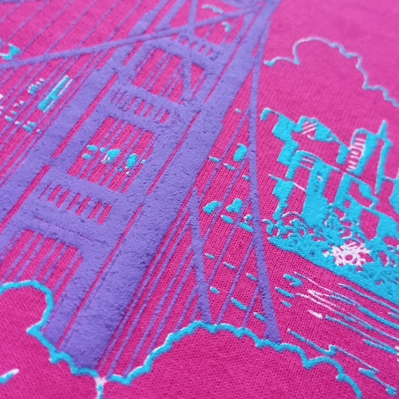 Vintage 1996 Single Stitch The Golden Gate Bridge San Francisco T-Shirt