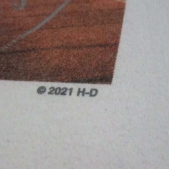 Harley Davison Motorcycle V-Neck Graphic T-Shirt