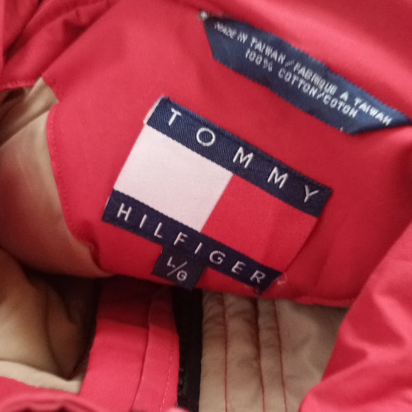 Vintage Tommy Hilfiger Goose Down Cargo Pocket Puffer Jacket