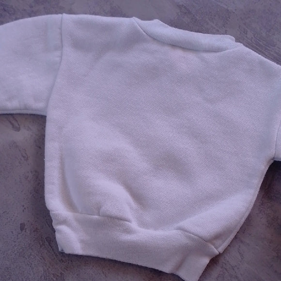 VINTAGE 90s Expos Montreal Kids White Sweatshirt UNISEX