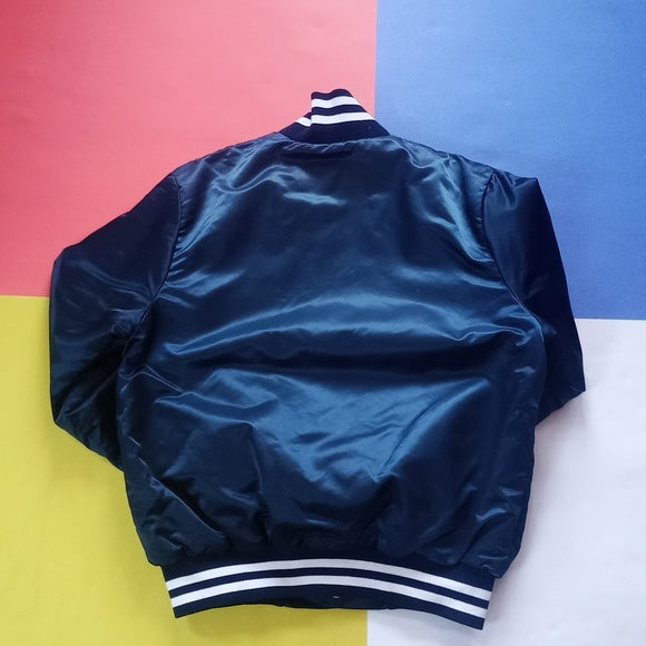 Vintage 1980s Champions Ottawa River Yacht Club Bomber Acetate Jacket Jan