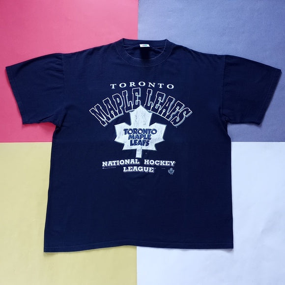 Vintage 1990s Toronto Maple Leafs NHL Graphic T-Shirt unisex