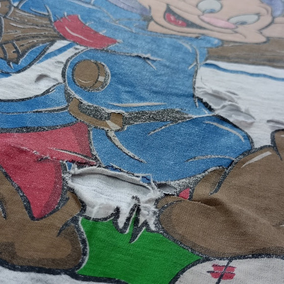 Vintage 90s Disney Snow White and the Seven Dwarfs Distressed Graphic T-Shirt