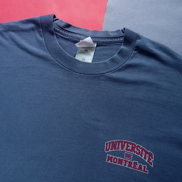 Vintage Université de Montréal Single Stitch T-Shirt UNISEX