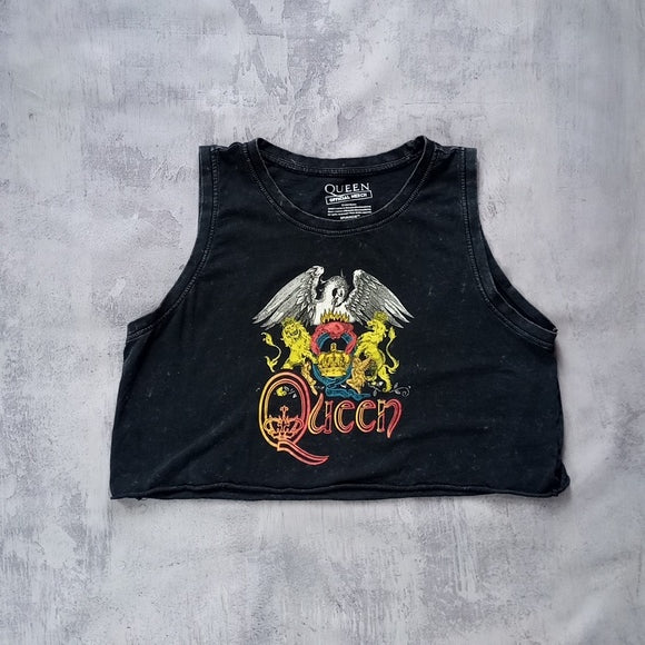 Official Quuen Band Tee Crop Top