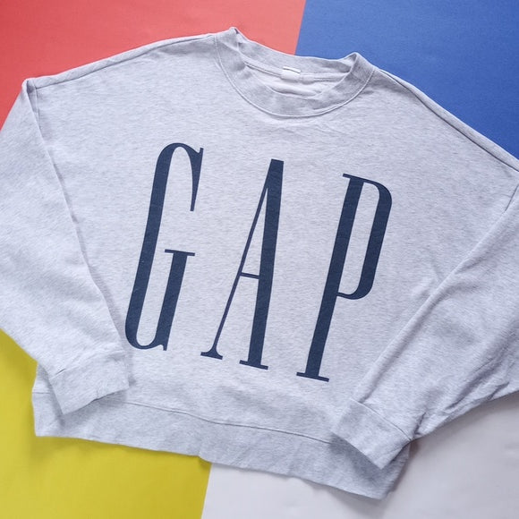 THE GAP Big Print Sweater Crewneck