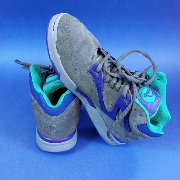 RARE REEBOK Omni Pump Gray Purple Teal Suede Japan Limited Edition