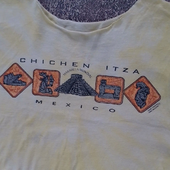 2006 Chichen Itza Kids Fringe Top - Yellow