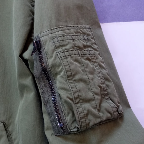 Denim & Supply Ralph Lauren Camo Hooded Bomber Jacket With Flag