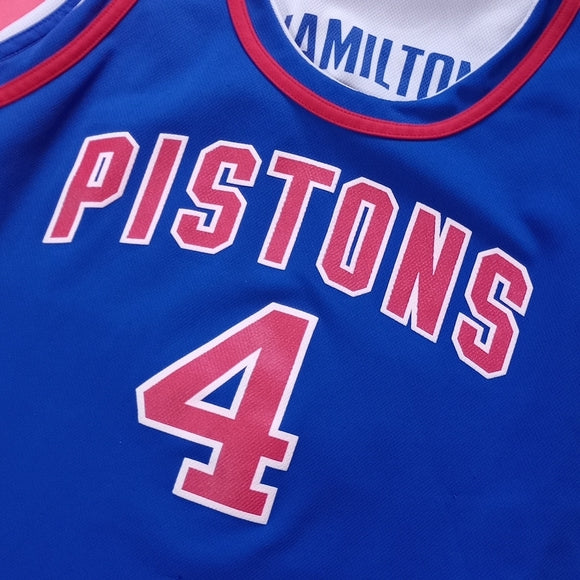 Detroit Pistons Joe Dumars Rip Hamilton Reversible Jersey