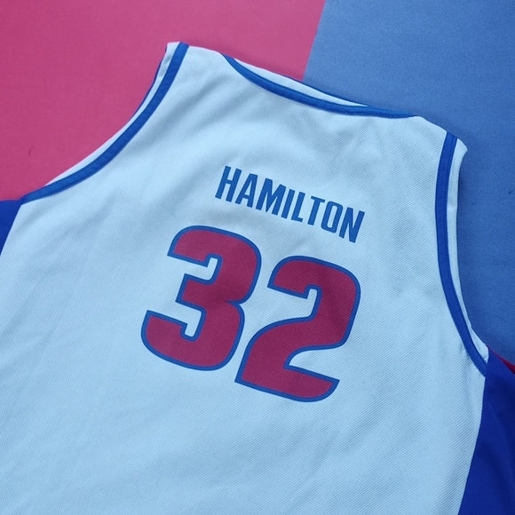 Detroit Pistons Joe Dumars Rip Hamilton Reversible Jersey