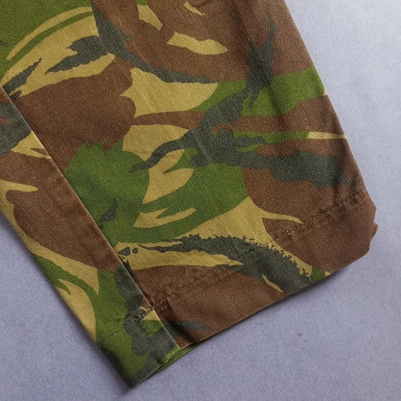 Vintage Euro Camouflage Army Cargo Denim Pants German Military
