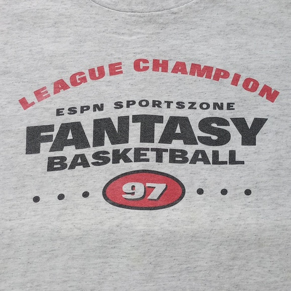Vintage 1997 ESPN Fantasy Basketball ONEITA T-Shirt Unisex