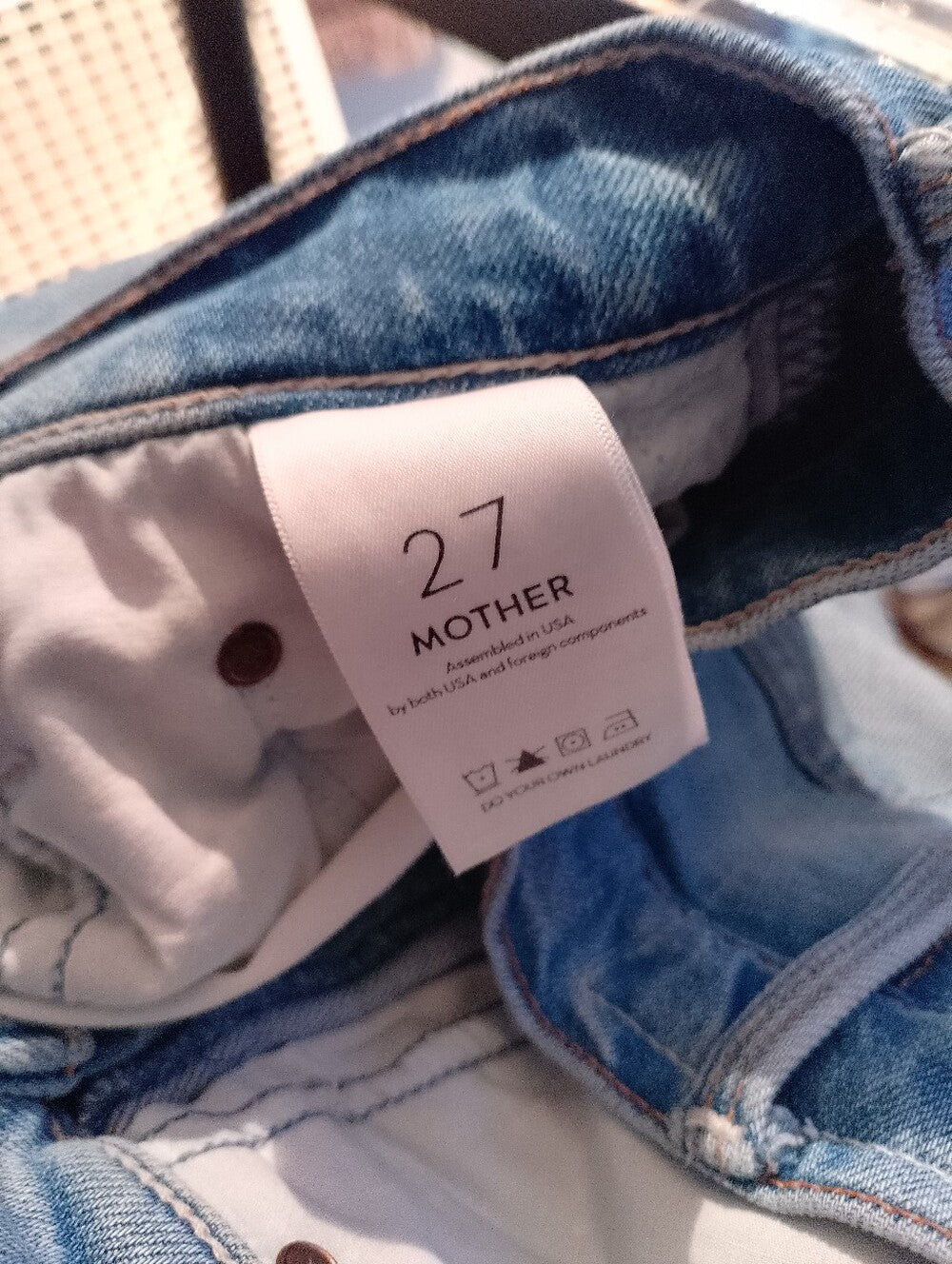 Mother Superior The Tomcat The Confession Denim Blue Jeans