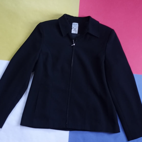 Vintage Amani Collezioni Black Blazer Epaulettes