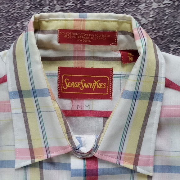 Vintage Serge Saint Yves Button-Up Shirt UNISEX