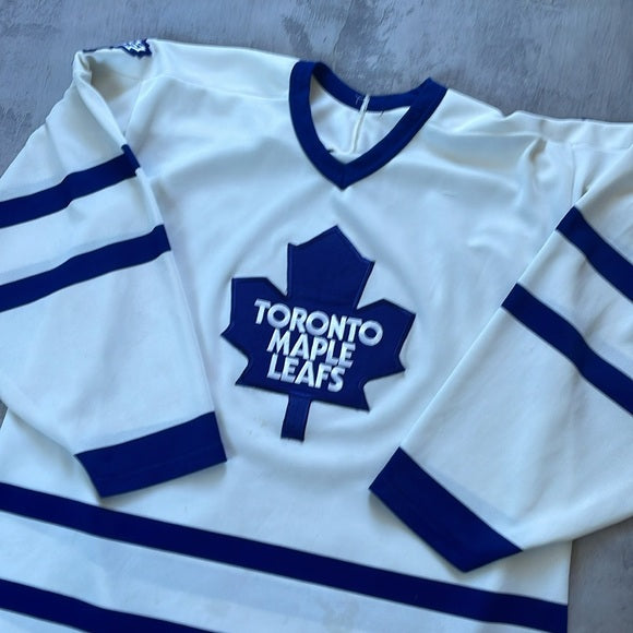 Vintage 90s CCM Toronto Maple Leafs Blank Hockey Jersey