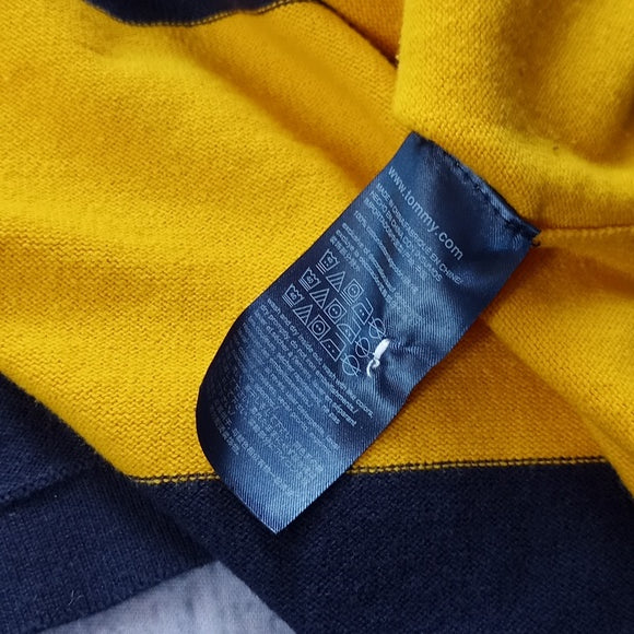 Tommy Hilfiger Strped Blue/Yellow Long Sleeve Shirt
