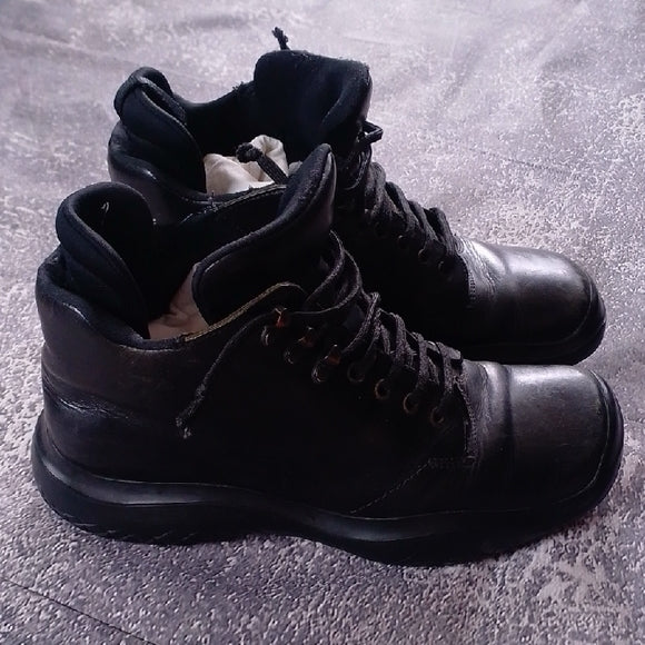 PRADA Men's Black Leather Boots 0825