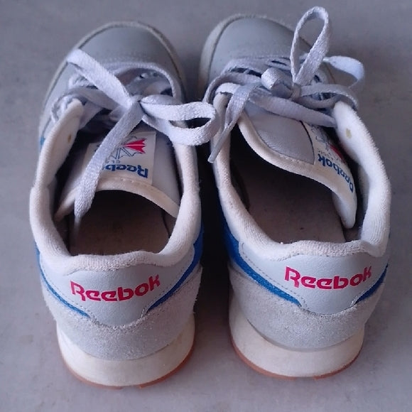 Reebok Classic Leather Dusty Warehouse Pack Grey Blue Trainers Shoes