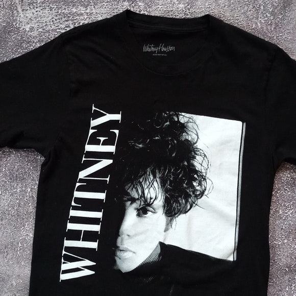 Whitney Houston Face Graphic T-Shirt