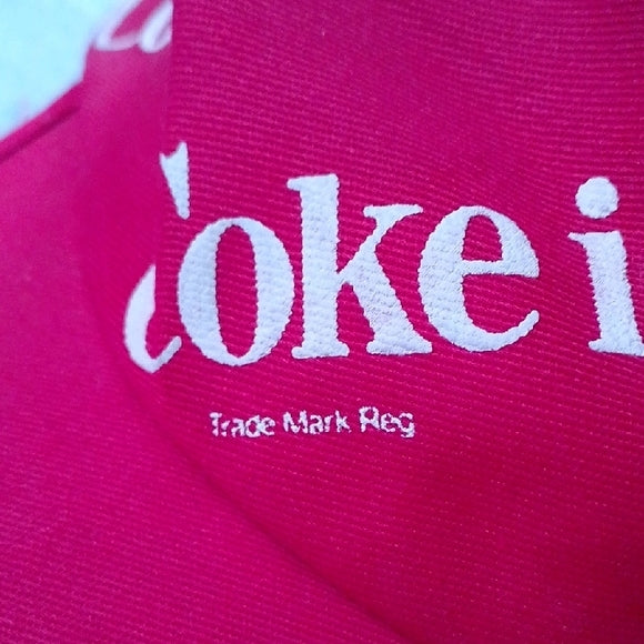 Vintage 1980s Coca-Cola Coke is it! Painters Hat