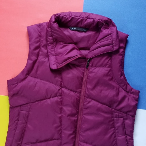 Nau Purple Down Puffer Vest Purple