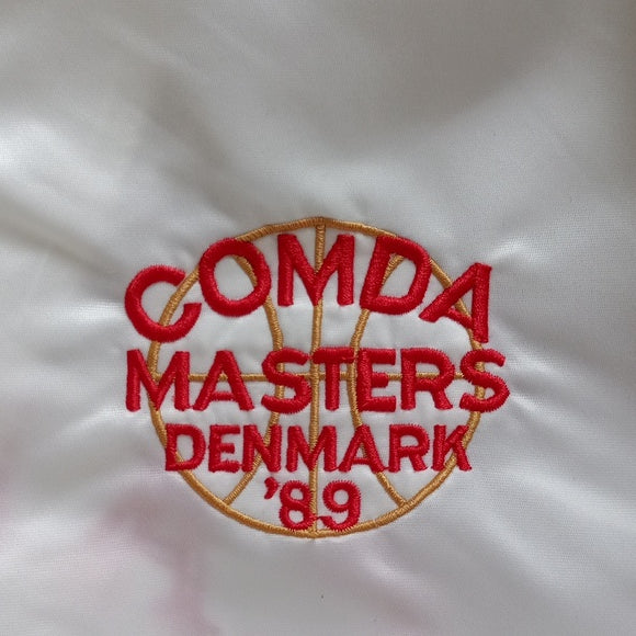 Vintage 1989 Canada Basketball COMDA MASTERS Denmark Pullover Half Zip Jacket #3
