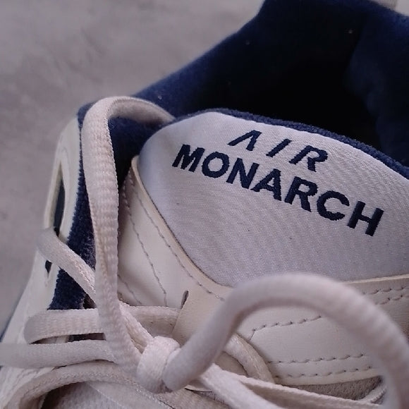 Nike Air Monarch IV Men's White and Navy Sneakers