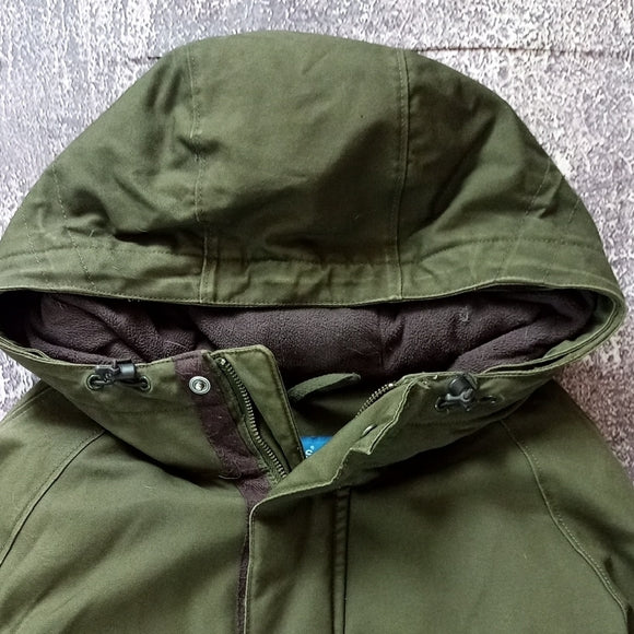 ADIDAS HEAVY DUTY CARGO POCKETS JACKET WINTER GREEN MEDIUM