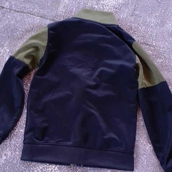 JORDAN Olive and Navy Zip-Up Jacket Tracksuit