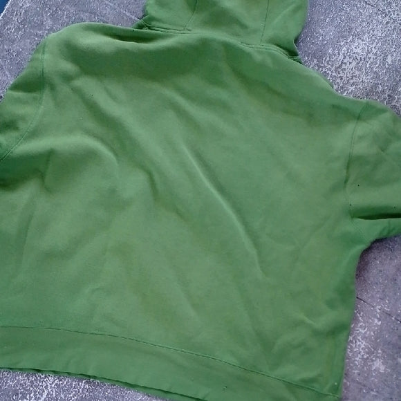 Distressed John Deere Green Tractor Hoodie