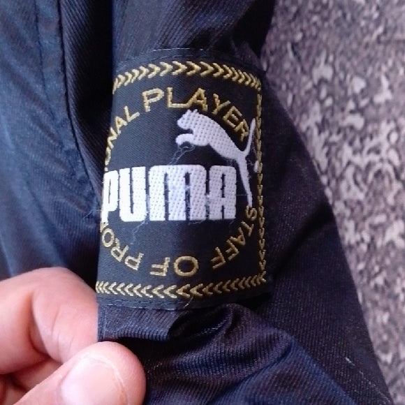 VINTAGE Puma Navy Hooded Jacket