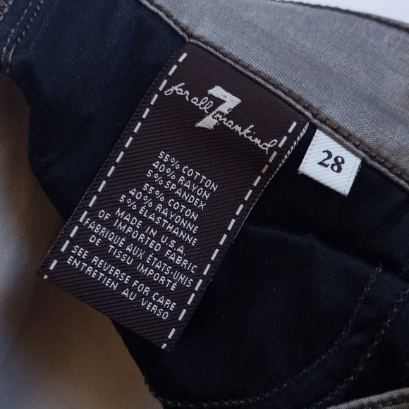 7 For All Mankind the Skinny Denim Jeans AU015027A brown