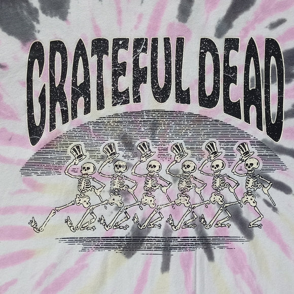 Grateful Dead Skulls and Hats Tie-dye H&M Band T-Shirt Relaxed Fit