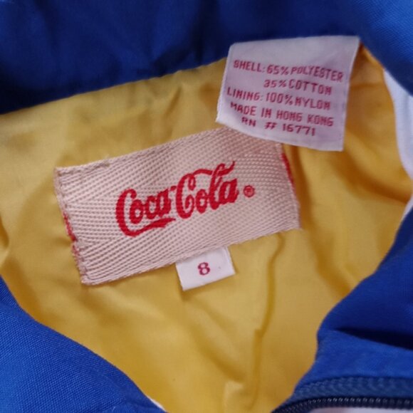 Vintage EXCLUSIVE Kids Coca-Cola Cycling Club PROMO 4-tone Jacket