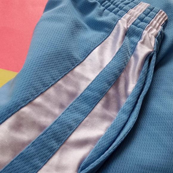 2006 Adidas Baby Blue Basketball Hybrid Essential Shorts
