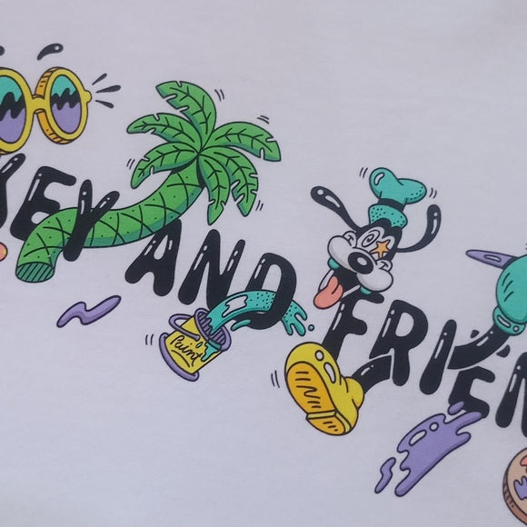 Official Disney Mickey And Friends S.Harrington Graphic T-Shirt