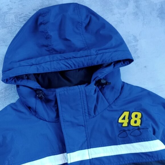 Jimmie Johnson #43 Lowe's Team Racing Embroidered Winter Jacket Chase Authentics